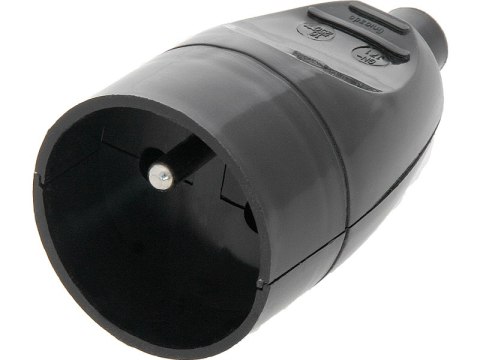 9574# Gniazdo gn-171 pojedyncze z uziemieniem czarne 9574# Gniazdo gn-171 pojedyncze z uziemieniem czarne