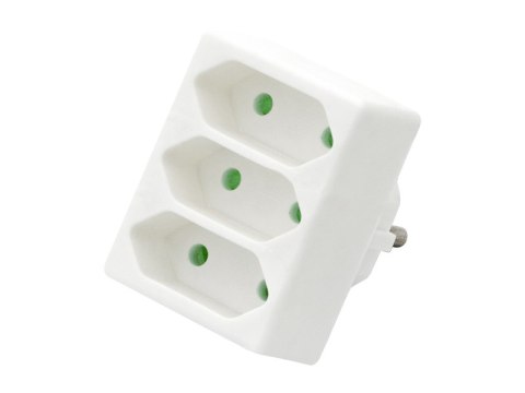 9752# Rozgałęźnik r-3 3-gniazda bez uziemienia płaskie 9752# Rozgałęźnik r-3 3-gniazda bez uziemienia płaskie