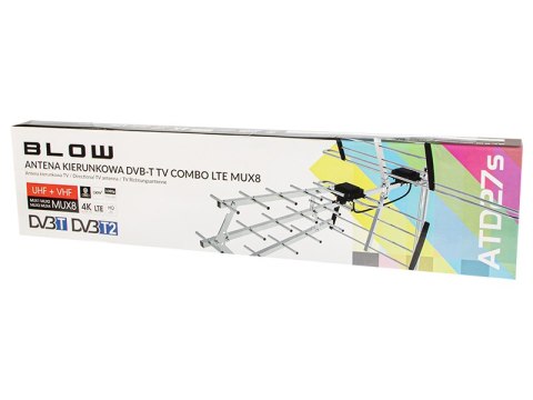 21-037# Antena dvb-t atd27s vhf/uhf mux8 kierunkowa pasywna