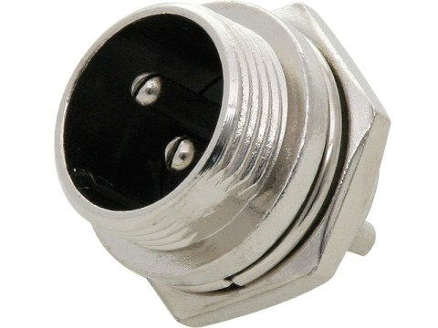 24-766# Gniazdo cb mikrofonowe 2pin do obudowy 24-766# Gniazdo cb mikrofonowe 2pin do obudowy