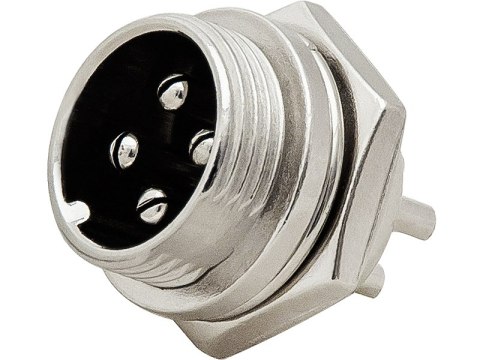 24-768# Gniazdo cb mikrofonowe 4pin do obudowy 24-768# Gniazdo cb mikrofonowe 4pin do obudowy