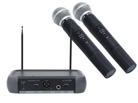 33-002# Mikrofon prm902 blow - bezprzewodowy - 2 mikrofony