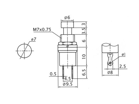 3949# Przełącznik push pbs on plastik okrągły niebieski 3949# Przełącznik push pbs on plastik okrągły niebieski