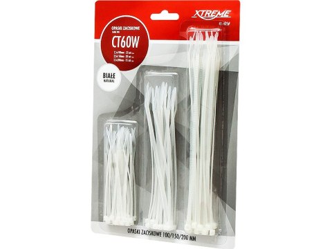 41-405# Opaski zaciskowe zestaw biały 2,5/3,5 ct60w