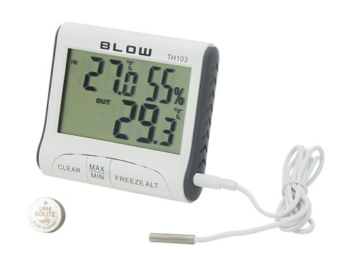 50-313# Termo-higrometr blow th103 stacja pogody" 50-313# Termo-higrometr blow th103 stacja pogody"