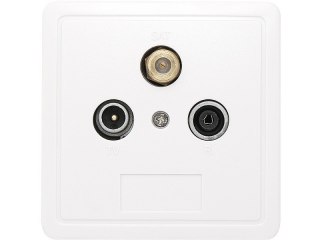 77-141# Gniazdo ssd2-00 rtv/sat końcowe+obudowa`