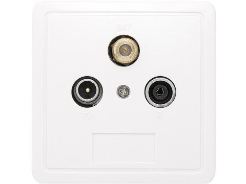 77-141# Gniazdo ssd2-00 rtv/sat końcowe+obudowa`