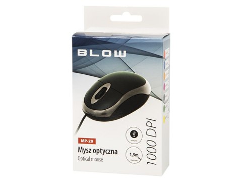 84-013# Mysz optyczna blow mp-20 usb pomarańczowa 84-013# Mysz optyczna blow mp-20 usb pomarańczowa