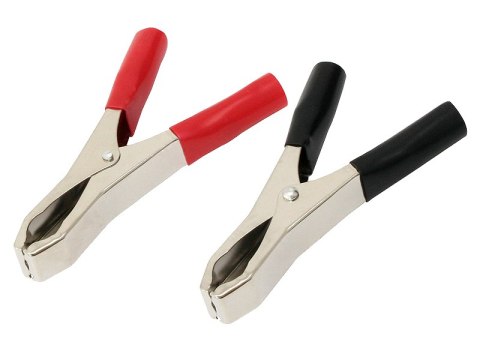 96-707# Krokodylek 50a czarny/czerwony 96-707# Krokodylek 50a czarny/czerwony