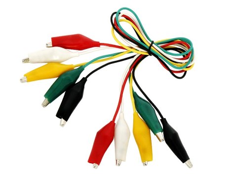 96-761# Krokodyl 32mm z przewodem komplet 5szt długość przewodu 53cm 96-761# Krokodyl 32mm z przewodem komplet 5szt długość przewodu 53cm