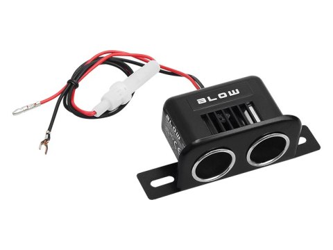 96-863# Gniazdo zapalniczki samochodowej 2x cs-22 z kablami