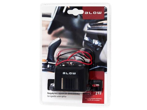 96-863# Gniazdo zapalniczki samochodowej 2x cs-22 z kablami