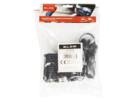 96-865# Rozgałęźnik zapalniczki samochodowej 1xwtyk /2xgniazdo +kabel cs-24"