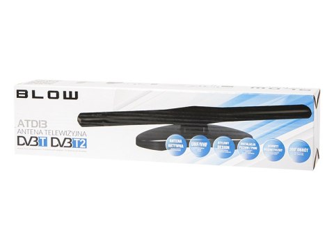 21-045# Antena dvb-t panel.atd13 aktywna wewnętrzna/zewnętrzna z magnesem