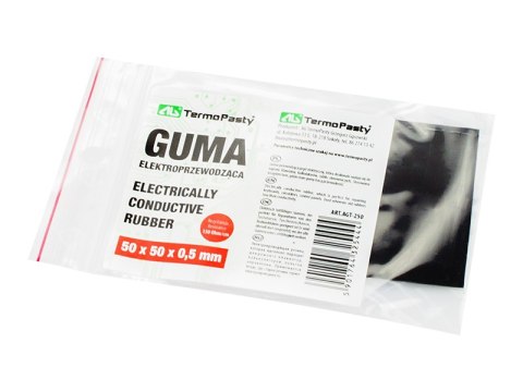 2356# Guma elektroprzewodząca 50x50x0,5mm ag` 2356# Guma elektroprzewodząca 50x50x0,5mm ag`