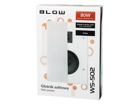 30-716# Głośnik sufitowy ws-502 287x197x38 80w