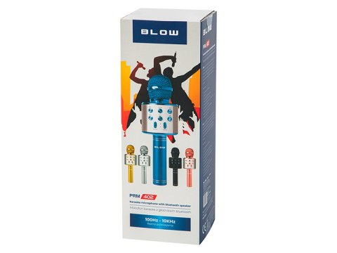 33-145# Mikrofon prm402 blow złoty karaoke