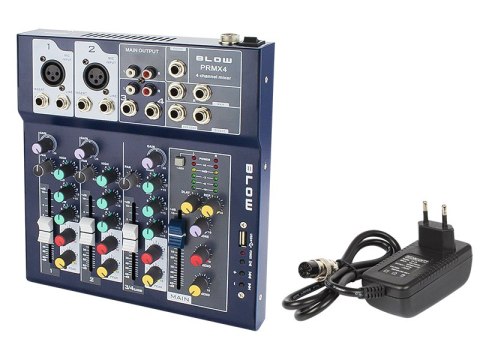 33-201# Mikser studyjny audio prmx 4 blow 4 kanały bt