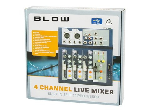33-201# Mikser studyjny audio prmx 4 blow 4 kanały bt