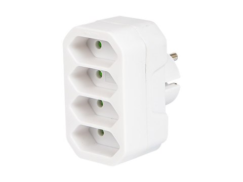 3827# Rozgałęźnik r-4 4gn bez uziemienia płaskie