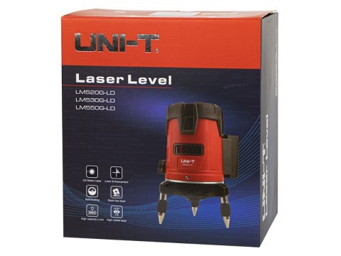 50-207# Miernik lm530 uni-t niwelator uni-t laser krzyżowy poziomica