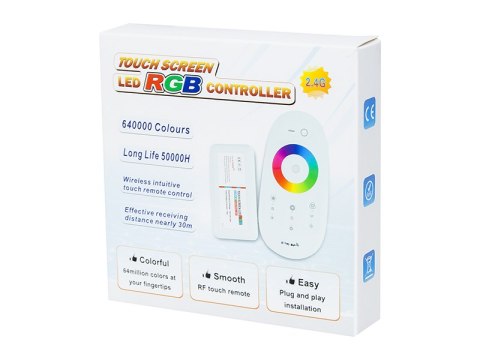 70-769# Sterownik rgb 216w z pilotem rf+ściemn 1 strefa, mi-light