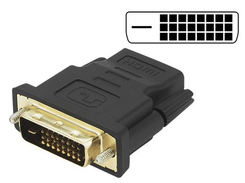 92-130# Przejście dvi wtyk - hdmi gniazdo