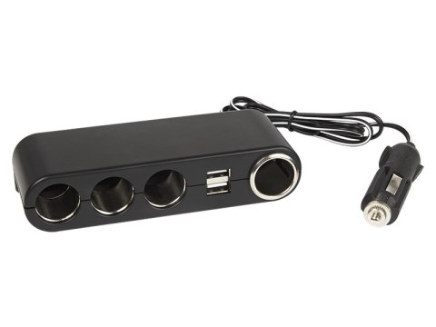 96-875# Rozgałęźnik zapalniczki samochodowej 1xwtyk/4xgniazdo+usb cs-42 kabel" 96-875# Rozgałęźnik zapalniczki samochodowej 1xwtyk/4xgniazdo+usb cs-42 kabel"