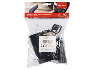 96-878# Rozgałęźnik zapalniczki samochodowej 1xwtyk/3xgniazdo+usb cs-34 z przełącznikami + kabel"