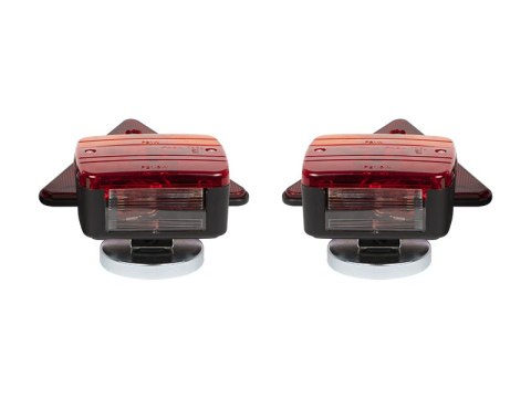 23-218# Zestaw lamp do przyczepy samochodowej trójkąt"