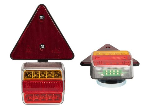 23-219# Zestaw lamp do przyczepy samochodowej led trójkąt" 23-219# Zestaw lamp do przyczepy samochodowej led trójkąt"