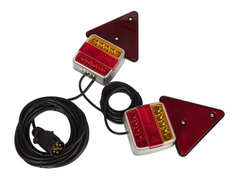 23-219# Zestaw lamp do przyczepy samochodowej led trójkąt" 23-219# Zestaw lamp do przyczepy samochodowej led trójkąt"