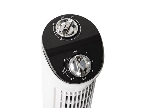 44-073# Wentylator kolumnowy 80w biały