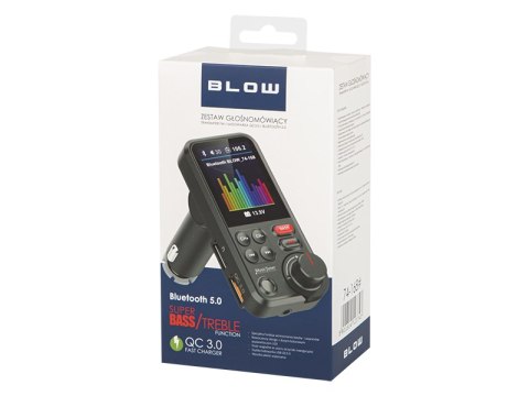 74-168# Transmiter fm blow bluetooth5.0+qc3.0
