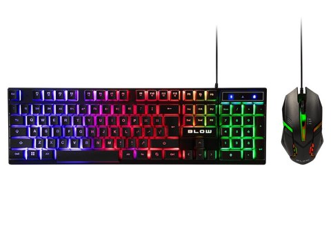 84-219# Klawiatura+mysz blow z podświetleniem led trigger