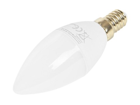 87-403# Żarówka led e14 c37 eco 5w biała neutralna