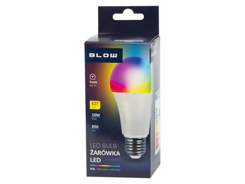 87-410# Żarówka led e27 10w 230v rgb+cw wifi