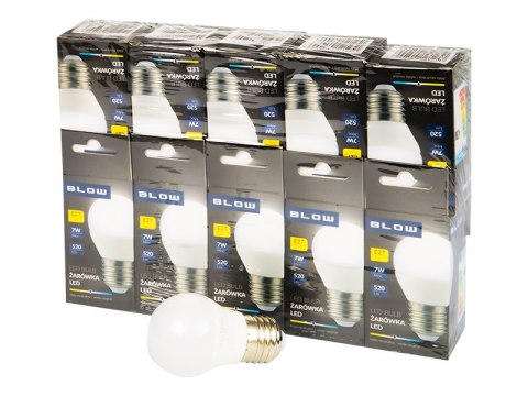 87-436# Żarówka led e27 g45 eco 7w neutralna 10szt