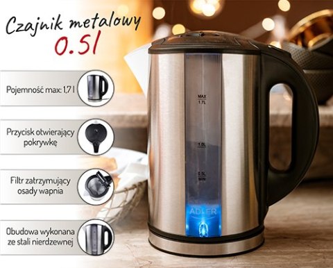 AD 1216 Czajnik metalowy 1,7 l