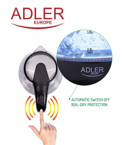 AD 1224 Czajnik szklany 1,5 l AD 1224 Czajnik szklany 1,5 l