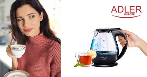 AD 1224 Czajnik szklany 1,5 l AD 1224 Czajnik szklany 1,5 l