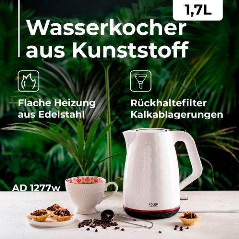 AD 1277 white Czajnik plastikowy 1,7 l AD 1277 white Czajnik plastikowy 1,7 l