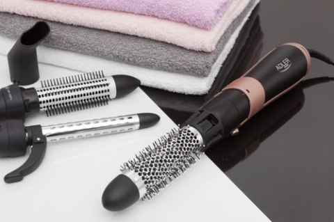 AD 2022 Lokówko-suszarka - 1200w - 6 nasadek - etui podróżne