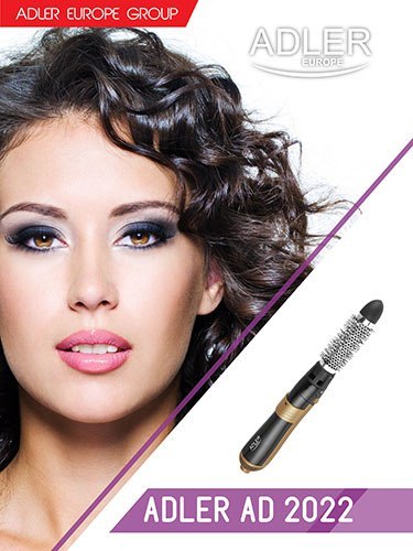 AD 2022 Lokówko-suszarka - 1200w - 6 nasadek - etui podróżne