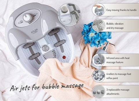 AD 2167 Masażer do pielęgnacji stóp AD 2167 Masażer do pielęgnacji stóp