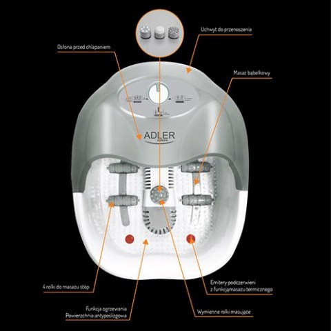 AD 2167 Masażer do pielęgnacji stóp AD 2167 Masażer do pielęgnacji stóp