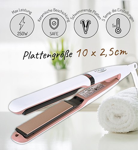 AD 2321 Prostownica - ceramiczna z kontrolą temperatury AD 2321 Prostownica - ceramiczna z kontrolą temperatury