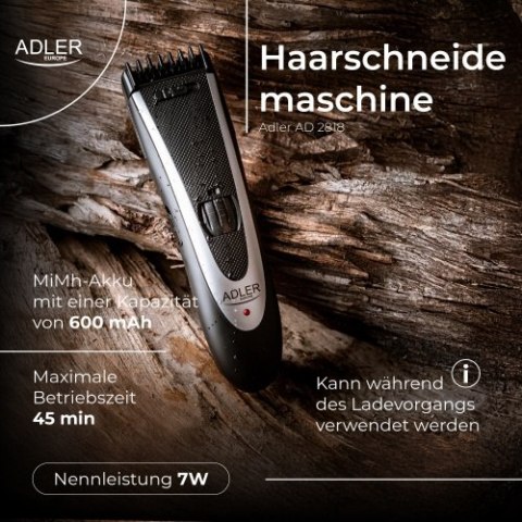 AD 2818 Strzyżarka do włosów | 24 długości cięcia | ostrza ze stali szlachetnej |