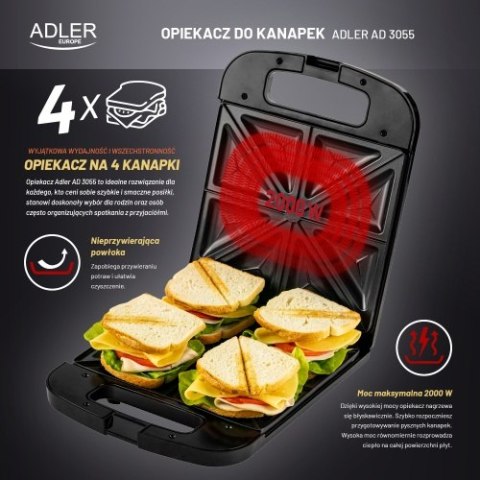 AD 3055 Opiekacz do kanapek