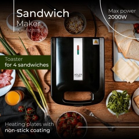 AD 3055 Opiekacz do kanapek